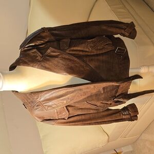 Leather Bomber Jacket